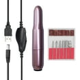 thumbnail image 1 of Generic Portable USB-Powered Mini Electric Nail Grinder with Adjustable Speed, 6 Grinding Heads, Rose Gold Finish for Home & Salon Use, 1 of 6