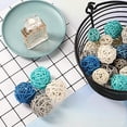 thumbnail image 4 of 36 Pcs Wicker Rattan Balls Decorative Balls for Vase Centerpiece Bowls Orbs Filler for Home Decor,4 Sizes, 4 of 6