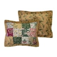 thumbnail image 2 of Greenland Home Fashions Antique Chic 100% Cotton Authentic Patchwork Quilted Pillow Sham, Standard, 2 of 5