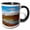 Black/White, variant on 3drose, Alaska,noatak National Preserve, at Noatak and Niniuktuk Rivers., 15oz Mug