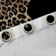 thumbnail image 4 of Castle Fairy Teens Safari Leopard Print Curtains Pack of 2 (42x84 Each),Stars Print Curtains Blackout,Jungle Wildlife Animal Cheetah Bedroom Curtains,Lightweight Room Decor, 4 of 6
