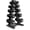 Black, variant on 2-in-1 Black Neoprene Adjustable Dumbbell Barbell Weight Pairs Non-Slip Free Weights for Home Gym Full Body Strength Training