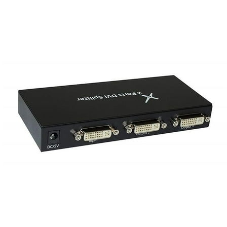 1x2 DVI Splitter Dual Monitor 6.75Gbps 36bit Supports Cascade