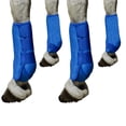 thumbnail image 1 of DYNWAVECA 4x Horse Boots Leg Gear Protection Equestrian Accessories Durable Support Leg Protective Horse Guards Set for Training Riding L, 1 of 10