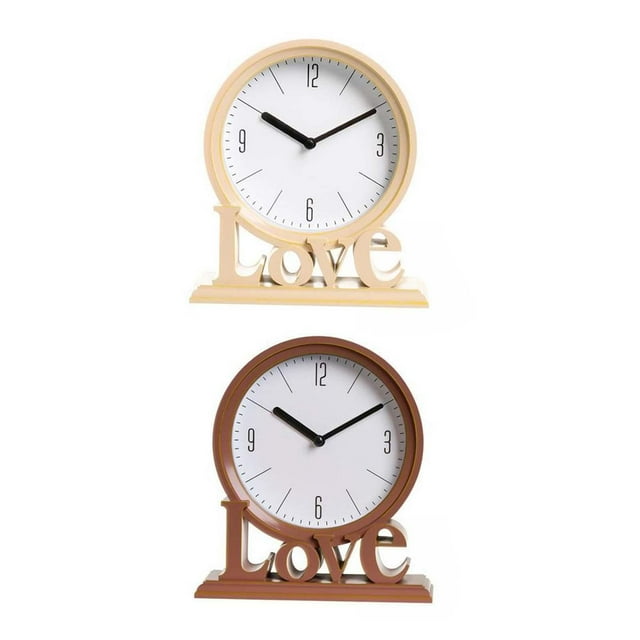 Conjunto de Relojes Decorativos para Escritorio con Estilo Innovador y Silencioso