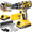Upgraded Battery*1 + Practical Accessories, variant on 21V Cordless Drill Set, Electric Power Drill with 1 Battery & Charger, 3/8" Keyless Chuck, 25+1 Torque Setting, Cordless Drill Driver with Drill Bits, Sockets & Screwdriver Bits