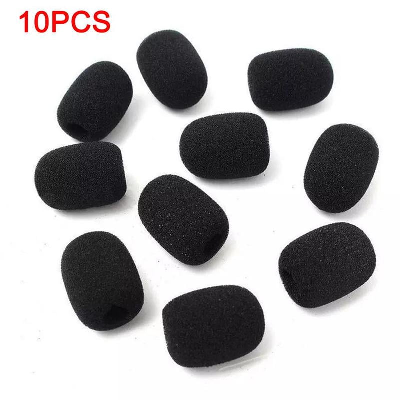 CHLOEF 10pcs Headset Replacement Foam Microphone Cover Telephone