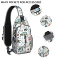 thumbnail image 2 of Crossbody Sling Backpack for Women Men Cute Ocean Life Turtle Shoulder Sling Crossbody Casual Chest Bag for Travel Sports Running Hiking, 2 of 5