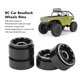 thumbnail image 3 of Llantas De Ruedas De Coche RC De 4 Piezas, Llantas De aleación De Aluminio De 1,0 Pulgadas Llantas De Ruedas Beadlock De Coche RC Para Coches RC 1/18, 3 of 7