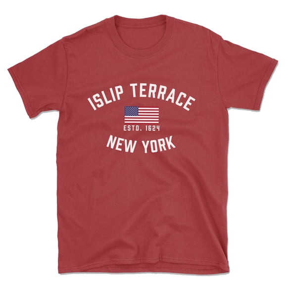 Islip Terrace New York Patriot Men's Cotton T-Shirt