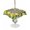 Black, variant on Outdoor Tablecloth with Umbrella Hole for Patio/Picnic/Party/Camping, Summer Lemons Waterproof Table Cloth Rectangle Table Cover Washable, Fruits White Flowers Farmhouse Country (52"x 70")