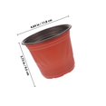 thumbnail image 2 of RENACLIPY 50Pcs Small Pots Round PP Material For Patio And Garden Flower Pots With Drainage, 2 of 6