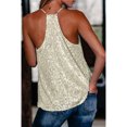 thumbnail image 6 of Womens Glitter Sequin Top for Going Out Cute Sexy Strappy Sparkly Shimmer Tank Tops Fashion Party Lace Sequin Camisole Vest Shirt, 6 of 6