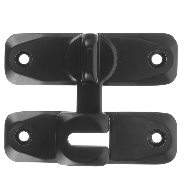 Homoyoyo 1Jgo Pestillo Seguro Para Puerta En Aleación De Zinc Negro Con Elegante Y Protección