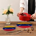 thumbnail image 6 of FREEAMG 2 Pcs Cotton Flag of Venezuela Woven Pot Holder Trivets Set,Round Coasters Placemat for Cooking Baking Hot Dish Pan Pot Bowl Teapot(7&9 Inches), 6 of 6