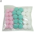 thumbnail image 4 of Xinyolin Pom Pom Ball Garland Wall Hanging Ornament Nursery Birthday Party Decoration, 4 of 6