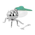 thumbnail image 3 of Fancyes Bee Honeypot Bee Shaped Beautiful Elegant Pot for Festive Casual Dinner Dark Green, 3 of 8