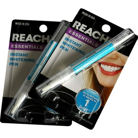 Reach Essentials Instant Teeth Whitening Pen Made in the USA- Pack of