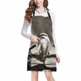 thumbnail image 1 of HATIART Cool Vintage Airplane Adjustable Bib Apron with Pockets Commercial Restaurant and Home Kitchen Adjustable Apron, 1 of 2