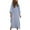 Light Blue, variant on Ashirexll Long Sleeve Maxi Dress, Womens Fall Dresses, Womens Long Sleeve Dresses Solid Color Turndown Collar Button Pocket Long Dress
