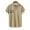 Khaki, variant on Casual Short Sleeve Button down Shirts for Men Mens Tshirts Cotton Vneck Summer Shirts for Teens Trendy Mens Shirts Graphic Tees Shop now