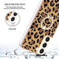 thumbnail image 4 of Funda para Samsung Galaxy S23+ 5g con galvanoplastia de doble cara IMD y soporte para anillo (sonrisa), 4 of 5