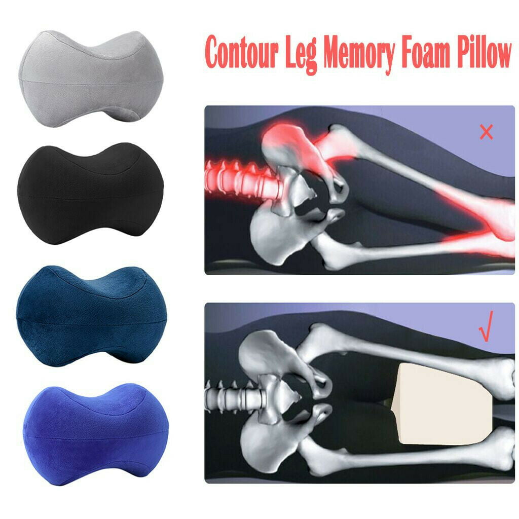 Memory Foam Knee Pillow Orthopedic Leg Pillow Sleep Cushion Support Pain Relief 