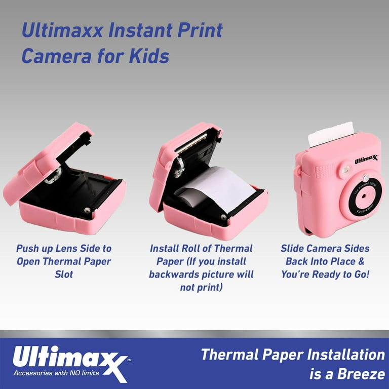 Kindercamera met Thermische Printer / Instant Camera voor Kinderen - DV200-Oranje