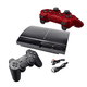 thumbnail image 2 of Sony Playstation 3 PS3 Original 80GB Console Refurbished Black with Official OEM Two Controllers Black & Red, 2 of 8