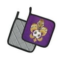 thumbnail image 2 of Carolines Treasures 8477PTHD Tiger Fleur de lis Soccer Pair of Pot Holders , 7.5HX7.5W, multicolor, 2 of 2