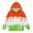 thumbnail image 2 of FASHOFT Ice Cream Graphic Hoodies for Boys Pullover Sweatshirt Long Sleeve Youth Hooded Top Baseball Gift Casual Streetwear Everyday Fall Outfits Orange 11-12 Years, 2 of 4