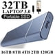 thumbnail image 2 of Disco Duro HD 32TB 16TB 8TB 4TB Externo SSD Almacenamiento Masivo USB3.1 Transferencia De Memoria, 2 of 4