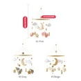 thumbnail image 3 of Handcrafted Wooden Star Sheep Nursery Mobile For Newborns Visual Auditory Development, 3 of 9