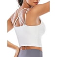 thumbnail image 5 of SHCKE Women Wirefree Tube Top Chest Pad Vest Without Steel Ring Sling Vest Medium Support Cross Back Bra, 5 of 6