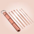 thumbnail image 4 of 6Pcs/Set Ear Pick Spiral Comfortable Stainless Steel Ear Cleaning Tool Set for Adults, 4 of 7