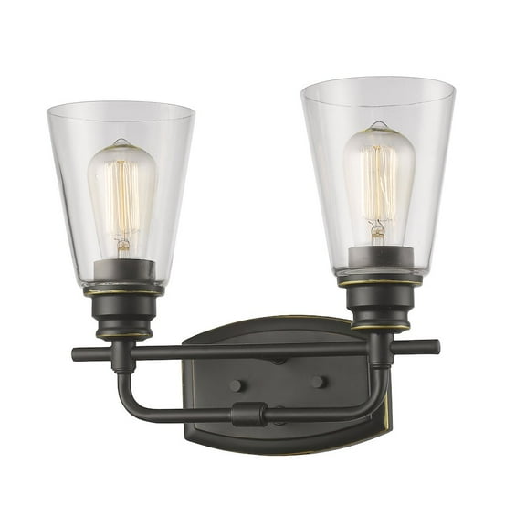 Z-Lite Annora 2 Light Vanity Light in Olde Bronze