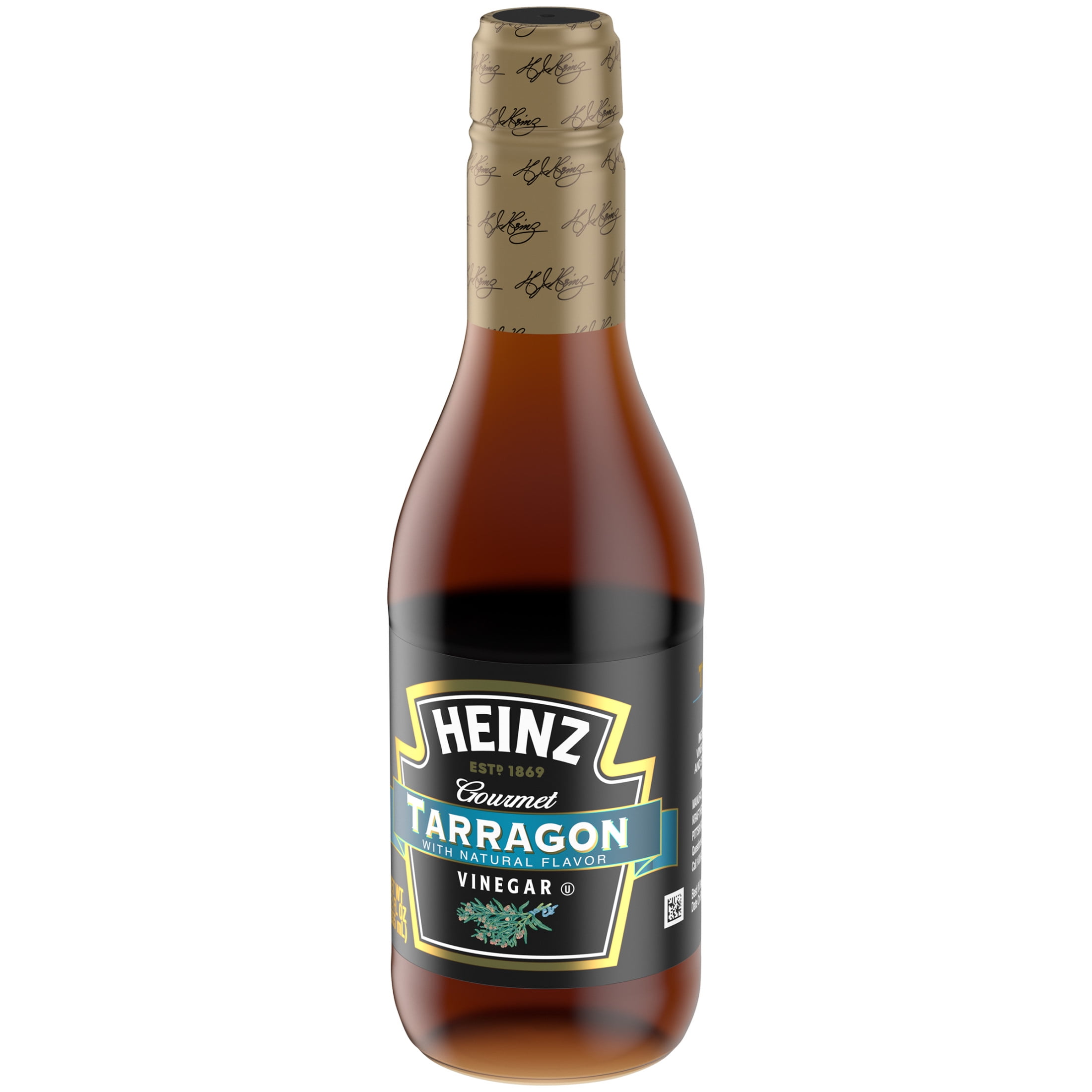 Heinz Gourmet Naturally Flavored Tarragon Vinegar, 12 fl oz Bottle