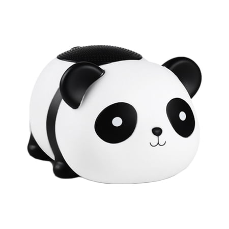 Panda Shape Bluetooth Speaker Portable Wireless Small High Volume Desktop Ornament With Usb Tf Card Slot Type C Charging