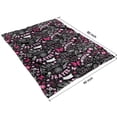 thumbnail image 4 of Black Breast Cancer Blanket,Comfortable Soft Flannel Throw Blanket,All Season,Warm Lightweight Blankets for Sofa Bed Couch Living Room Chair,60"x80", 4 of 4