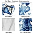thumbnail image 4 of luoweisi Men's Beach Shorts Quick Dry Swim Trunks with Mesh Lining Seahorse L, 4 of 5