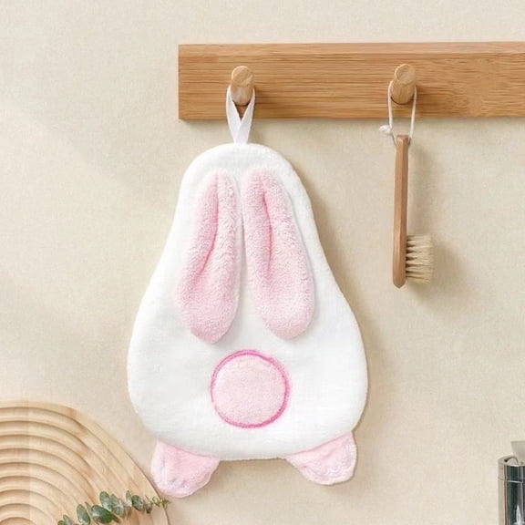 Taicans Hand Dry Towels,Kitchen Hand Towel,Hanging Hand Towels for Kitchen with Loop,Rabbit Cotton Kitchen Hand Towel,Bathroom Hand Towels,Highly Absorbent Quick Drying Super Soft Hand Dry Towels