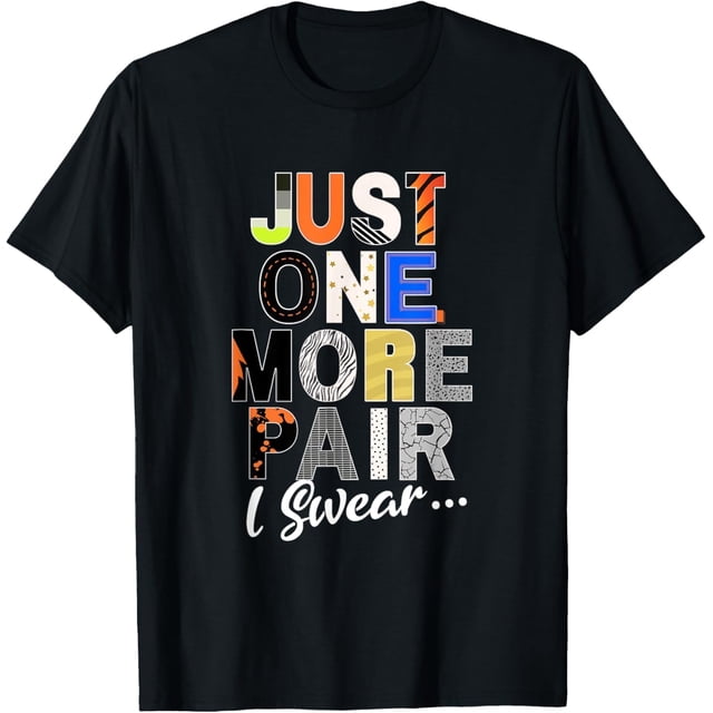 Sneaker Head Just One More Pair - Camiseta con estampado naranja