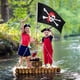 thumbnail image 4 of 2 piezas de bandera pirata Jolly Roger, bandera de calavera para fiesta pirata, regalo de cumpleaños, día pirata, decoración de Halloween, regalo de Navidad, 3 por 5 pies, 4 of 5