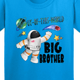 thumbnail image 4 of Inktastic Out of This World Big Brother Astronaut in Space Youth T-Shirt, 4 of 5