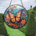 thumbnail image 2 of Hanging Wreath Colorful Circular Wall Decoration Window Decoration Festival Decorations 15cm, 2 of 6