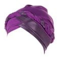 thumbnail image 2 of lnmuld Braided Turban Hat Soft Stretch Head Wrap Fashion Head Cover Size:One Size, 2 of 4