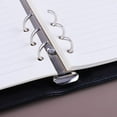 thumbnail image 5 of Antner A6 PU Leather Notebook Binder Refillable 6 Ring, Black, 5 of 7