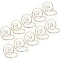 10Pcs Table Number Holder,Round Metal Cute Appearance,Easy to Clean