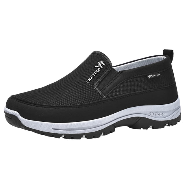 DXOUPM Chaussures à Enfiler pour Hommes Mode Confortables Semelle Plate Décontractées Sport Marche Espadrilles