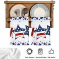 thumbnail image 6 of 4th of July Kitchen Towels Set of 3, American Star Blue Ombre Independence Day Soft Microfiber Dish Towels, Absorbent Quick-Dry Washable Dishcloths for Kitchen Cleaning, Drying Dishes, 18x28 Inches, 6 of 9